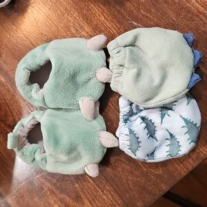 Carters Baby Mits and Booties